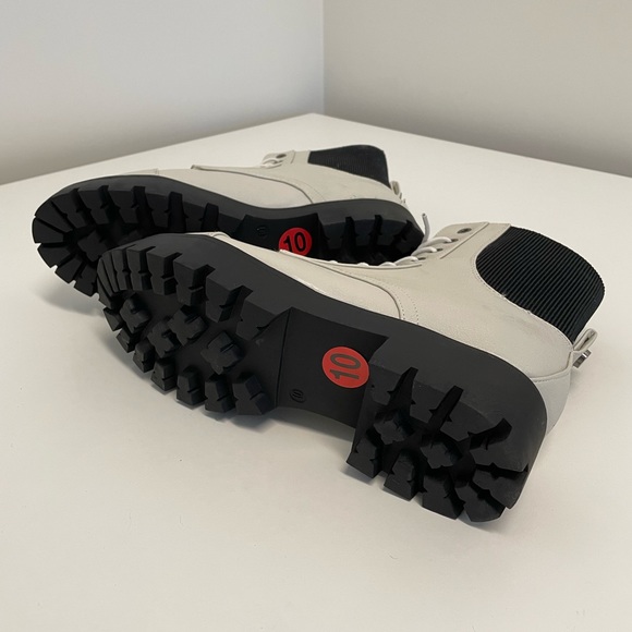 Seven7 Jadon Ivory Combat Boots - Picture 5 of 15